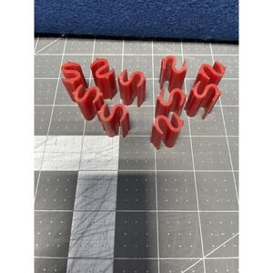 Race to Riches Wheeling Dealing Board Game 10 Red Token Replacement Parts